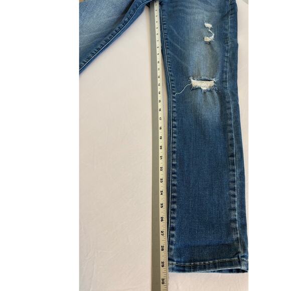 KanCan Womens 30 Ripped Distressed Stretch Denim Jeans 90's Y2K Streetwear Urban - Picture 9 of 10